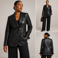 Akris Punto Perforated Lamb Nappa Leather Blazer — Circa 2017–2019