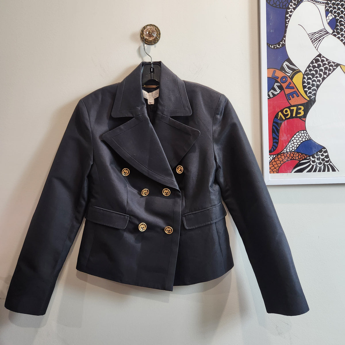Rachel Zoe Adrie Notch Lapel Silk Jacket sz. 10