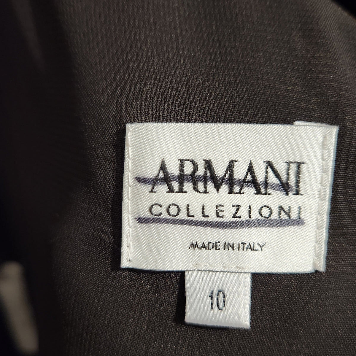 Armani Collezioni Chocolate Velvet & Silk Evening Gown | Made in Italy