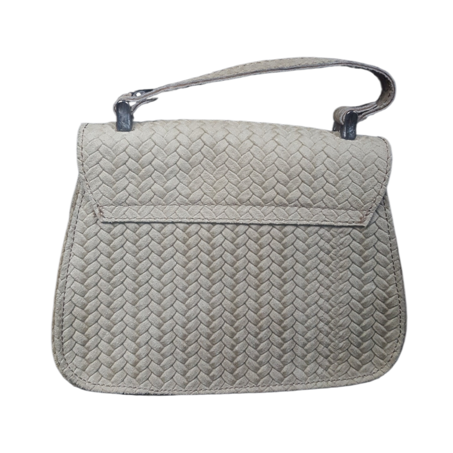 Borso in Pelle Braided Leather Handbag