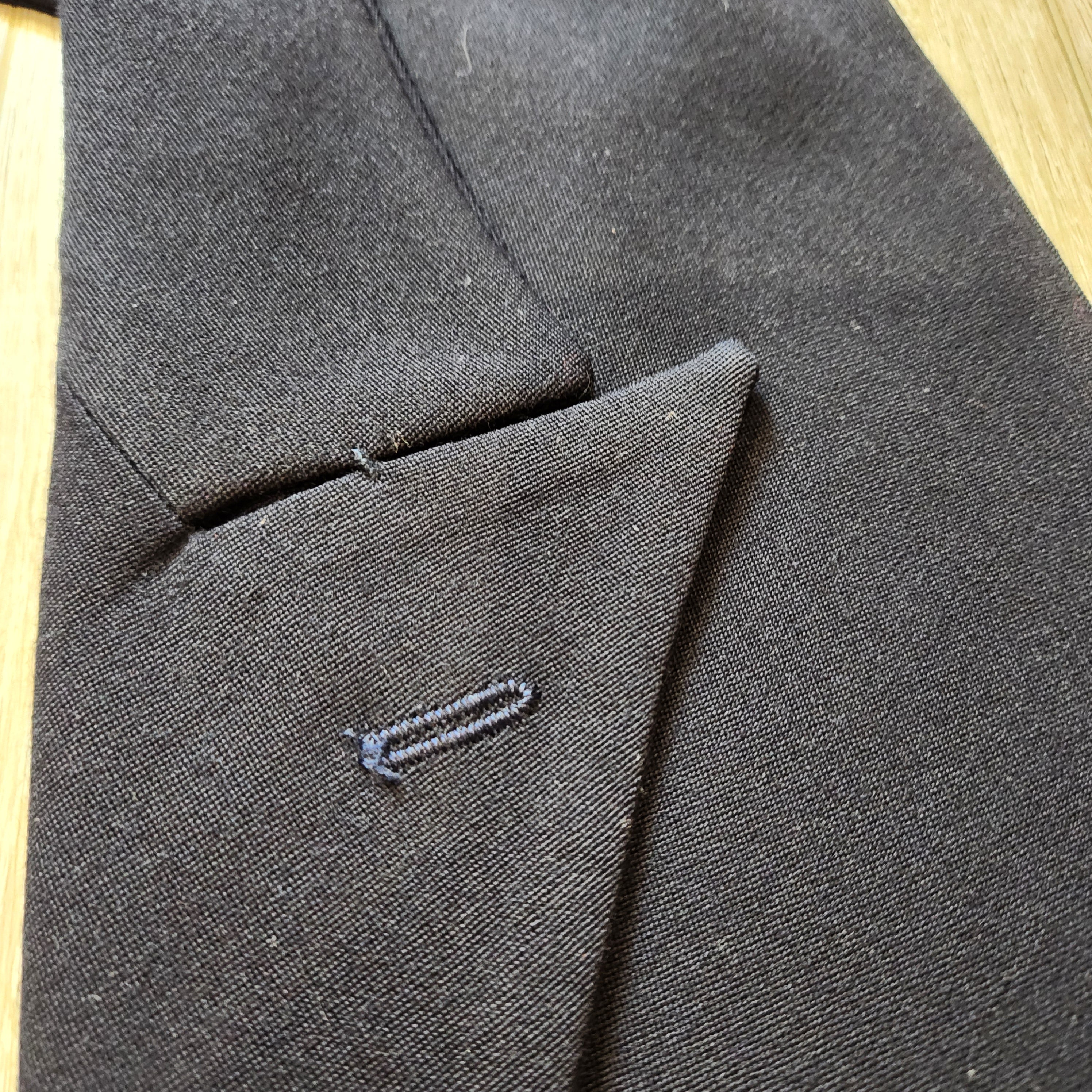 Comme des Garçons Deconstructed Tuxedo Jacket with Convertible Lapel Scarf Size S