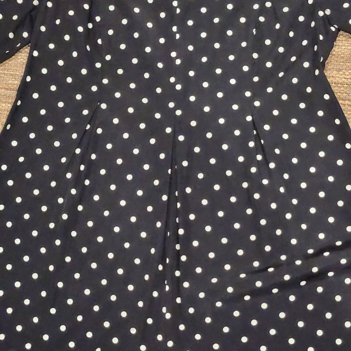 Vintage Long Sleeve Polka Dot Jumpsuit