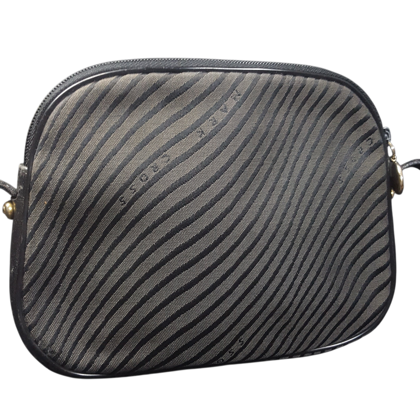 Mark Cross Stripe Canvas Crossbody