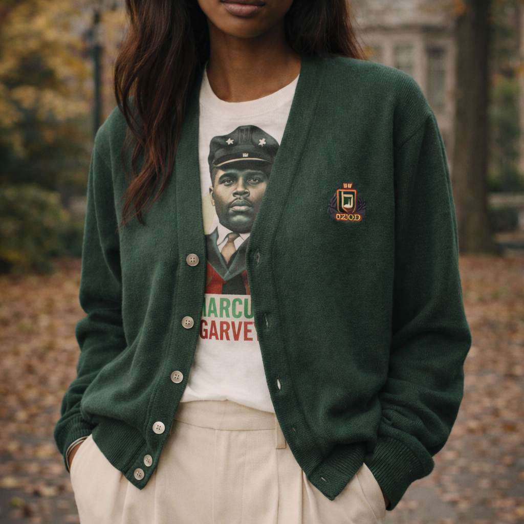 90's Green  Izod Cardigan, Sz L
