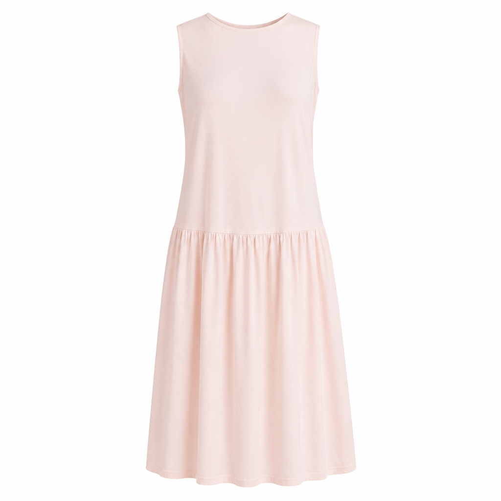 80s Cherokee Pink Sleeveless Dress Size M