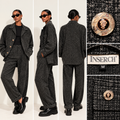 Vintage INSERCH Textured Cotton Suit | Made in USA