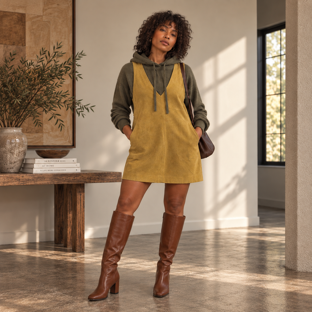 Free People Suede Mini Dress