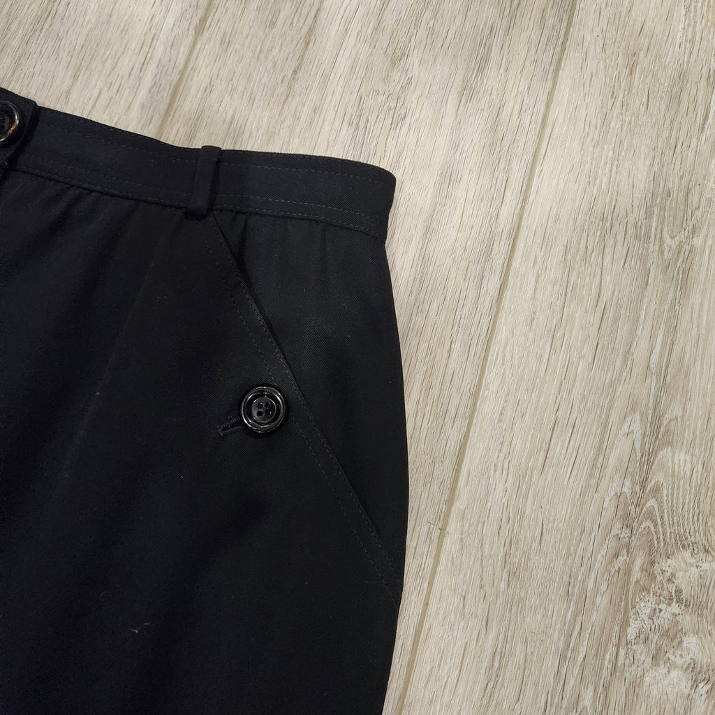 Valentino Miss V Vintage Wool Pencil Skirt Size 10