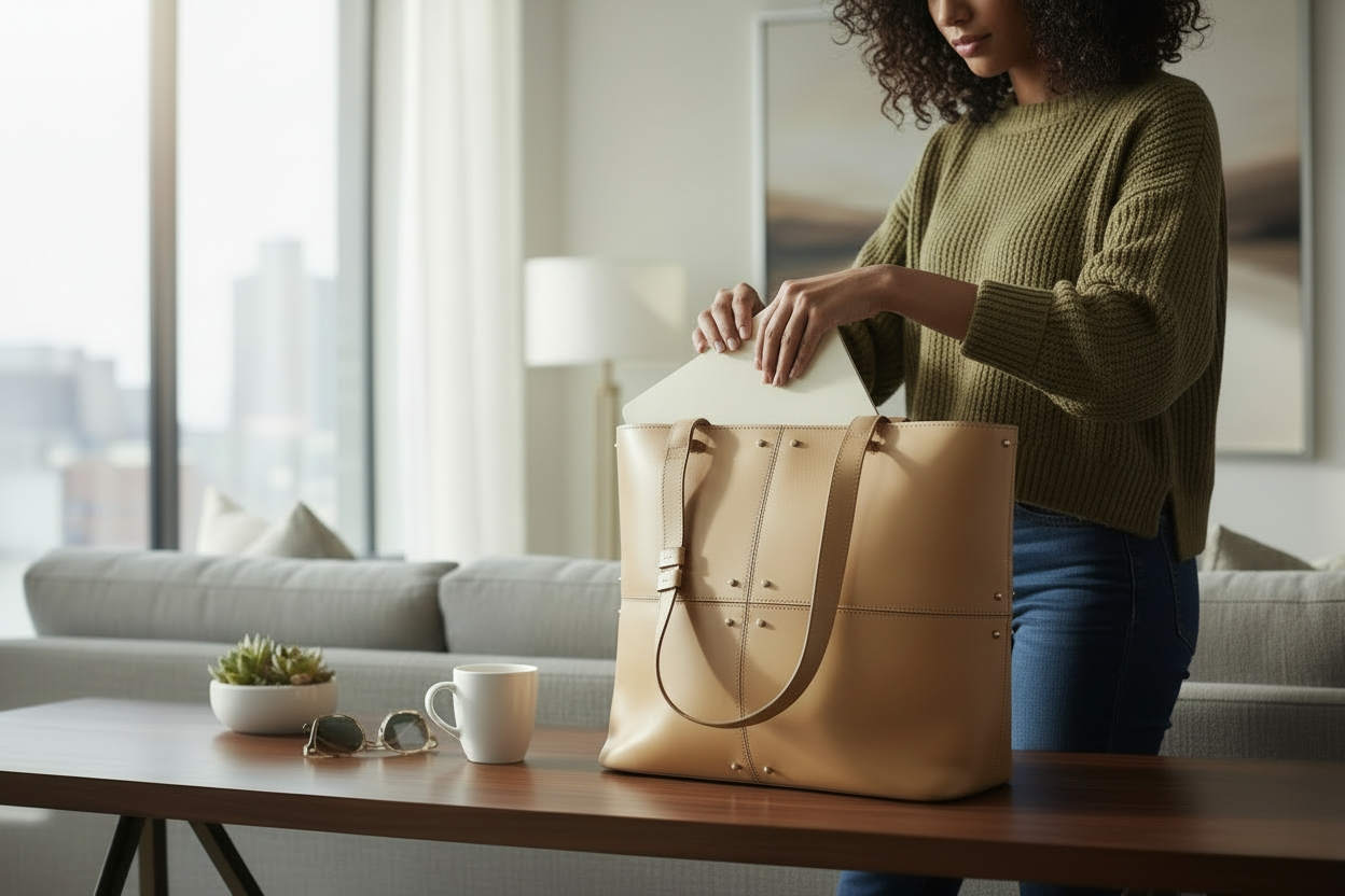Tod's Studded Leather Tote
