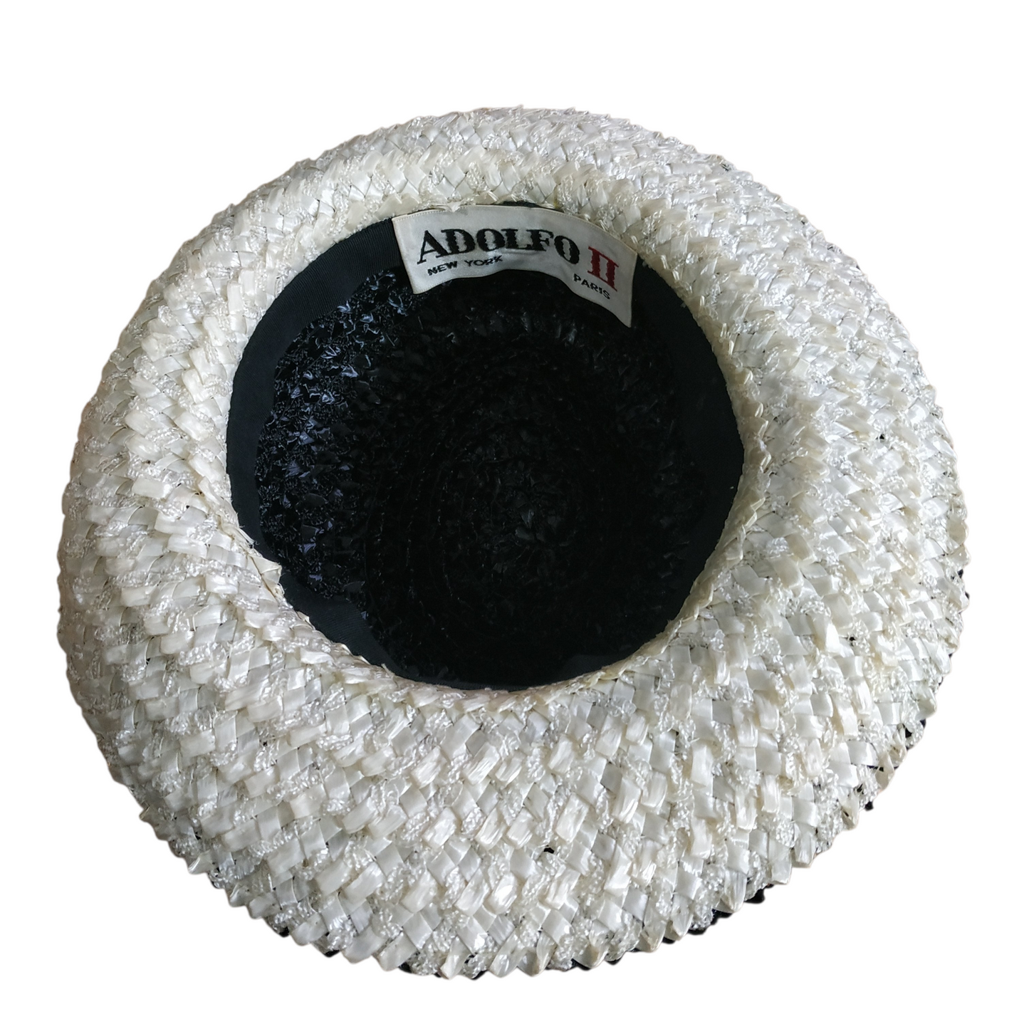 Adolfo II For Saks Fifth Avenue Straw Hat