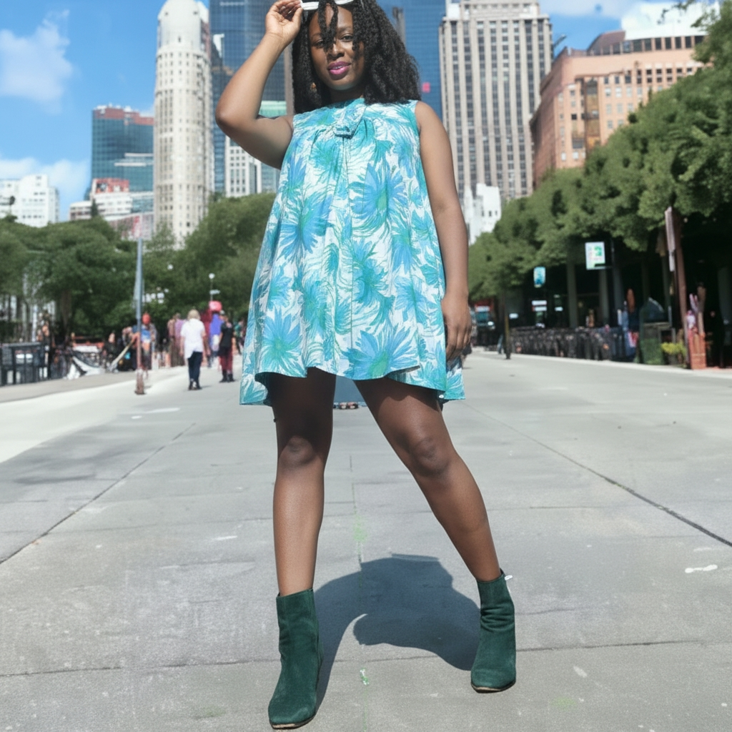 1960s Vintage Maternity Dress Size M/L