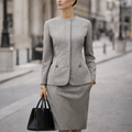GEOFFREY BEENE 80s Power Skirt Suit size M