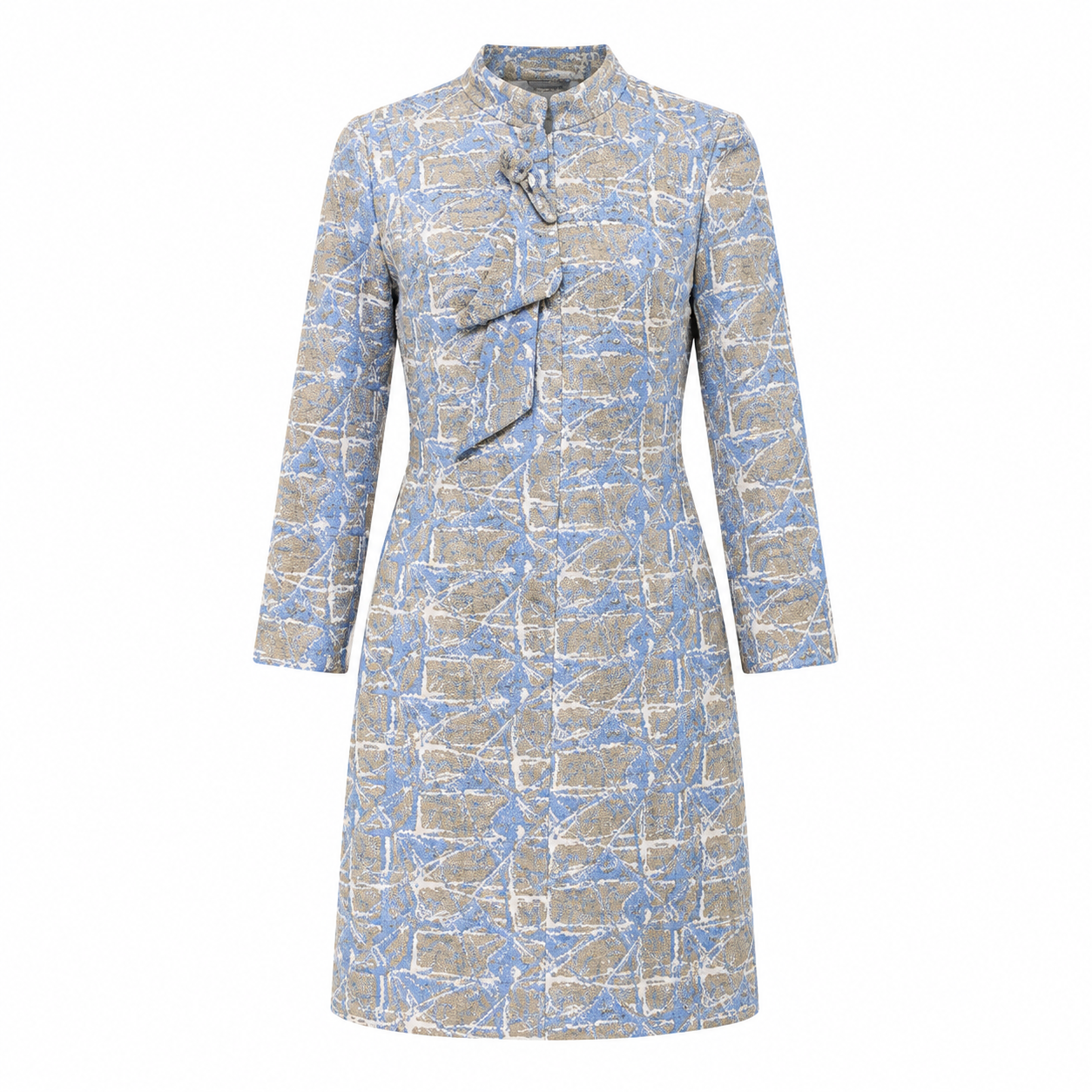 1960s Vintage Mod Knit Dress N.P.C. Fashions Size M