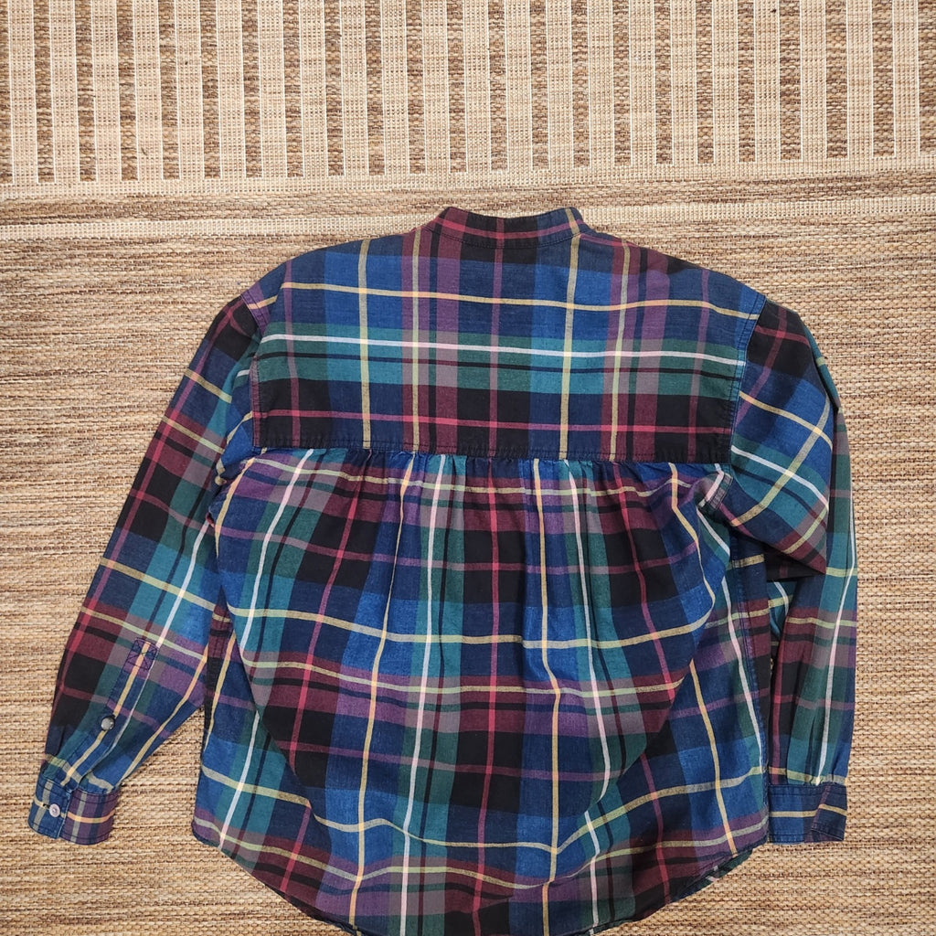 Vintage Cotton Plaid Button Down Shirt