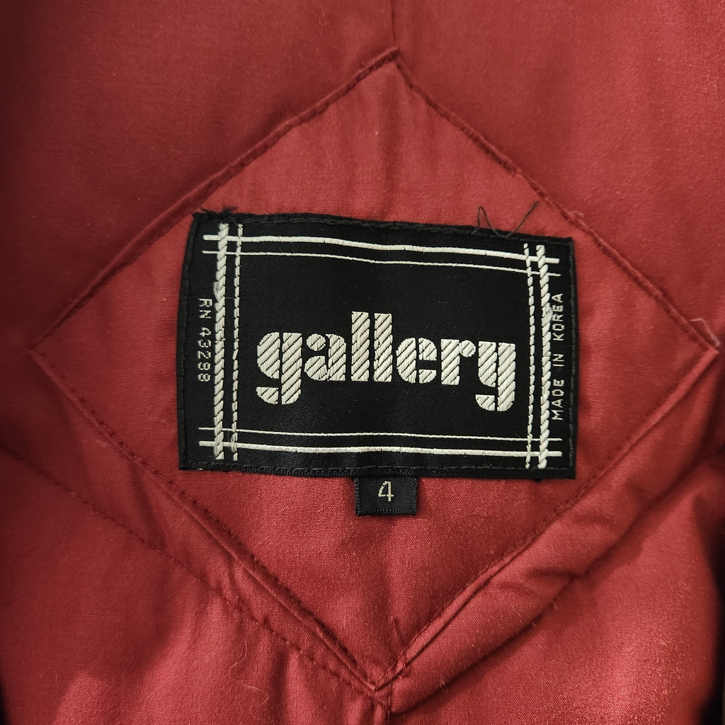 90s Vintage Womens Trenchcoat Gallery Down Filled Convertable