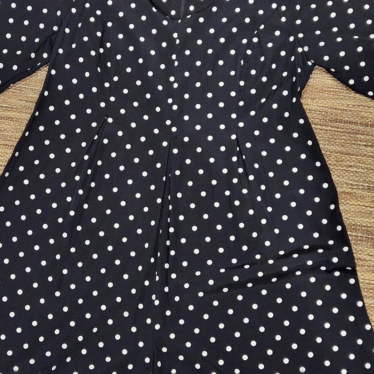 Vintage Long Sleeve Polka Dot Jumpsuit