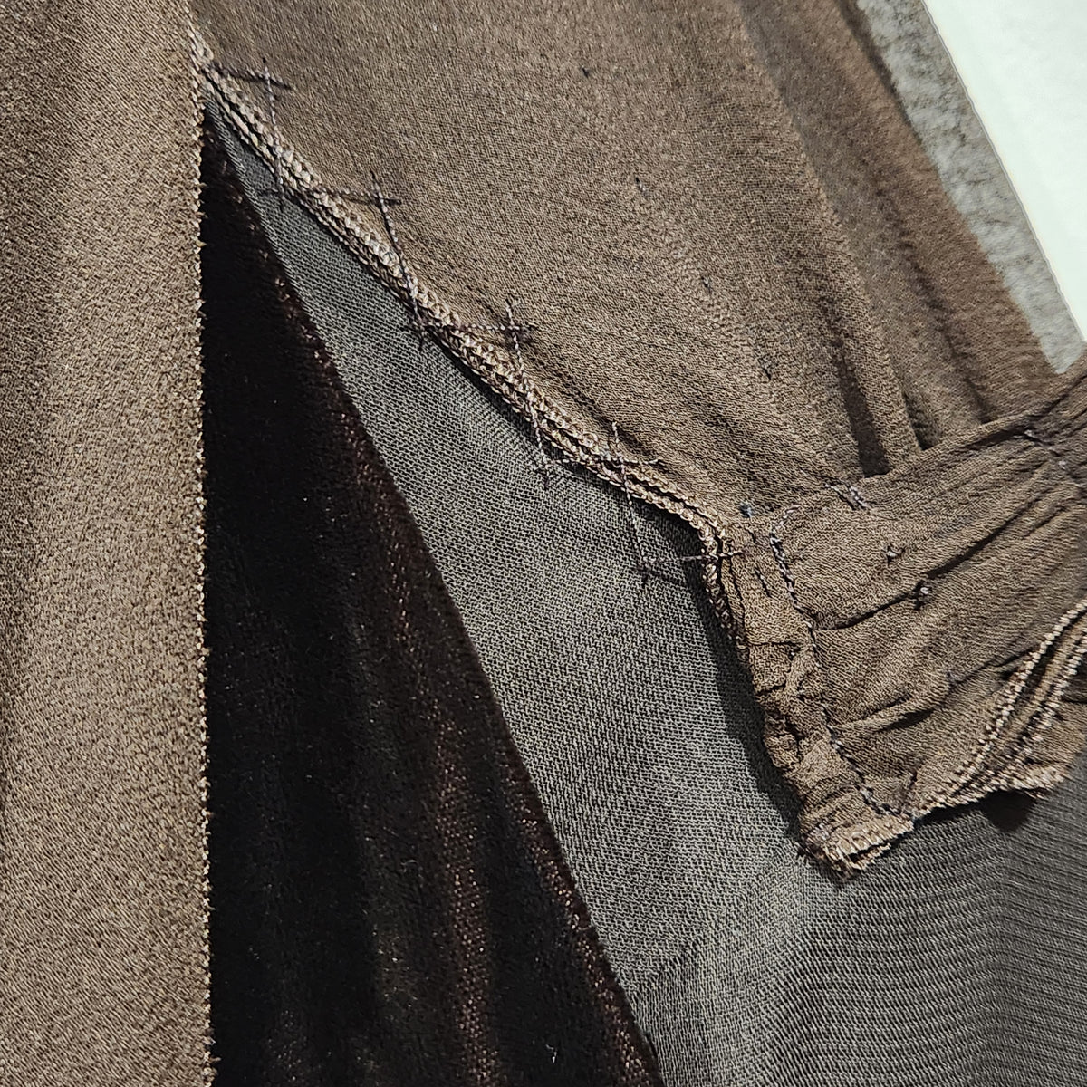 Armani Collezioni Chocolate Velvet & Silk Evening Gown | Made in Italy