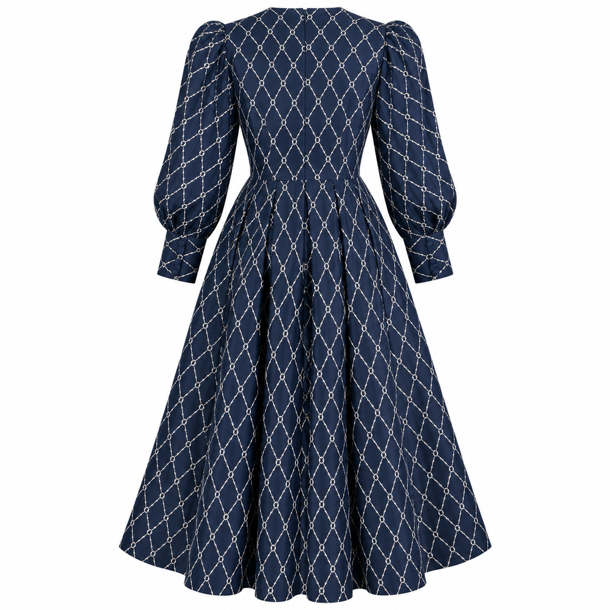 Navy Blue Vivienne Marlowe Dress Size Large