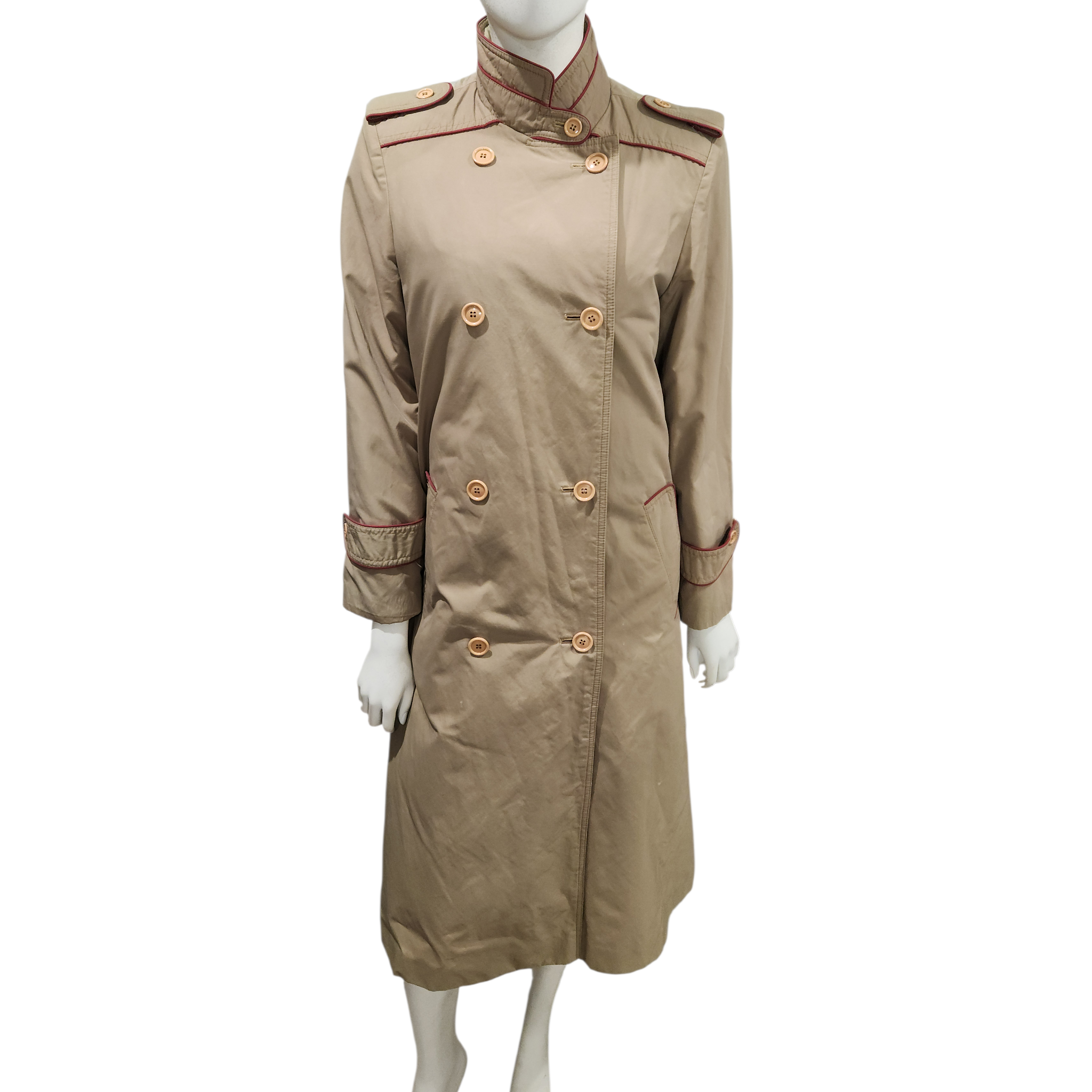 90s Vintage Womens Trenchcoat Gallery Down Filled Convertable