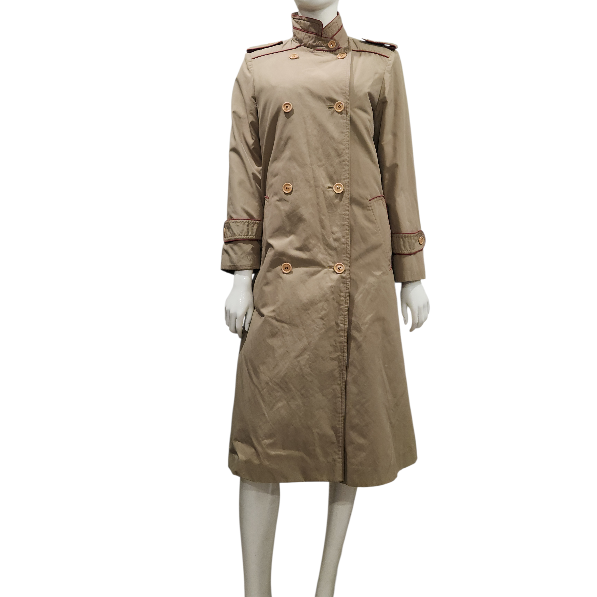 90s Vintage Womens Trenchcoat Gallery Down Filled Convertable