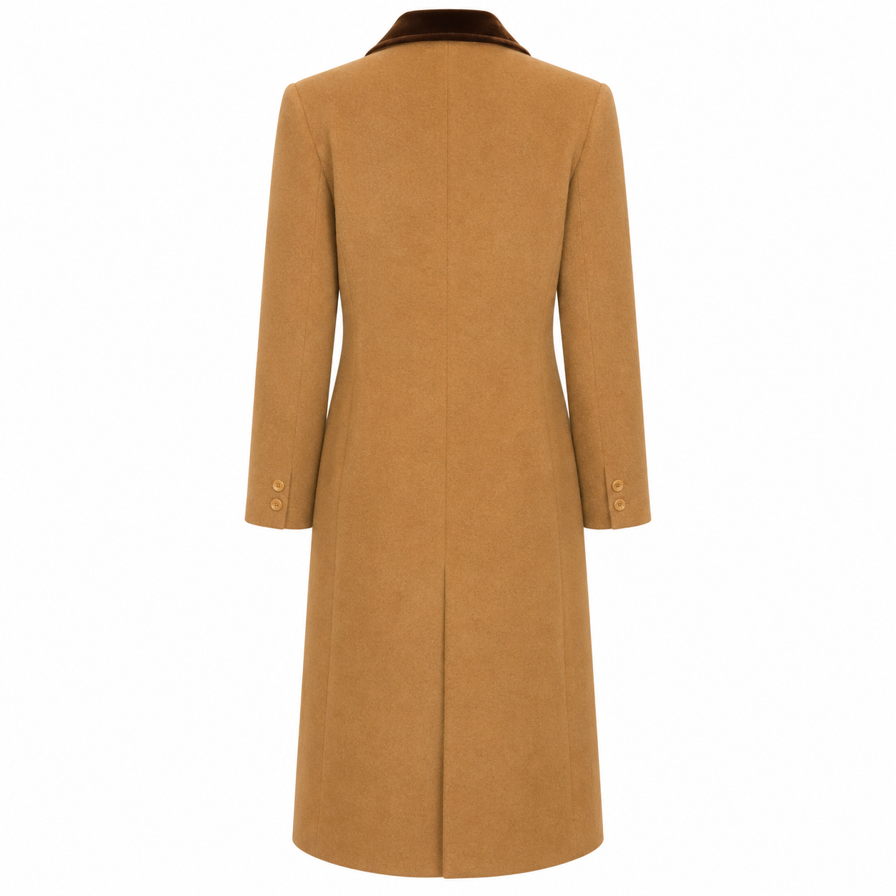 1960s Vintage Valentino Boutique Camel Hair Coat Size Large