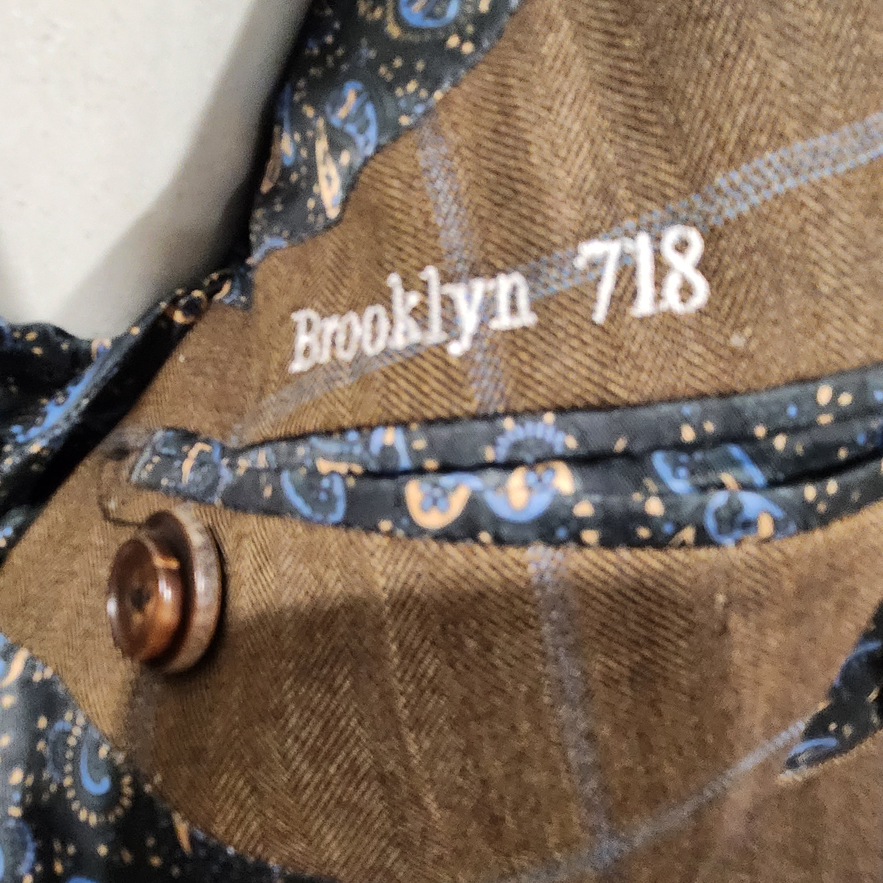 Garçon Couture Wool Windowpane Coat – Brooklyn 718 Collection | Modern Heritage Tailoring Size S