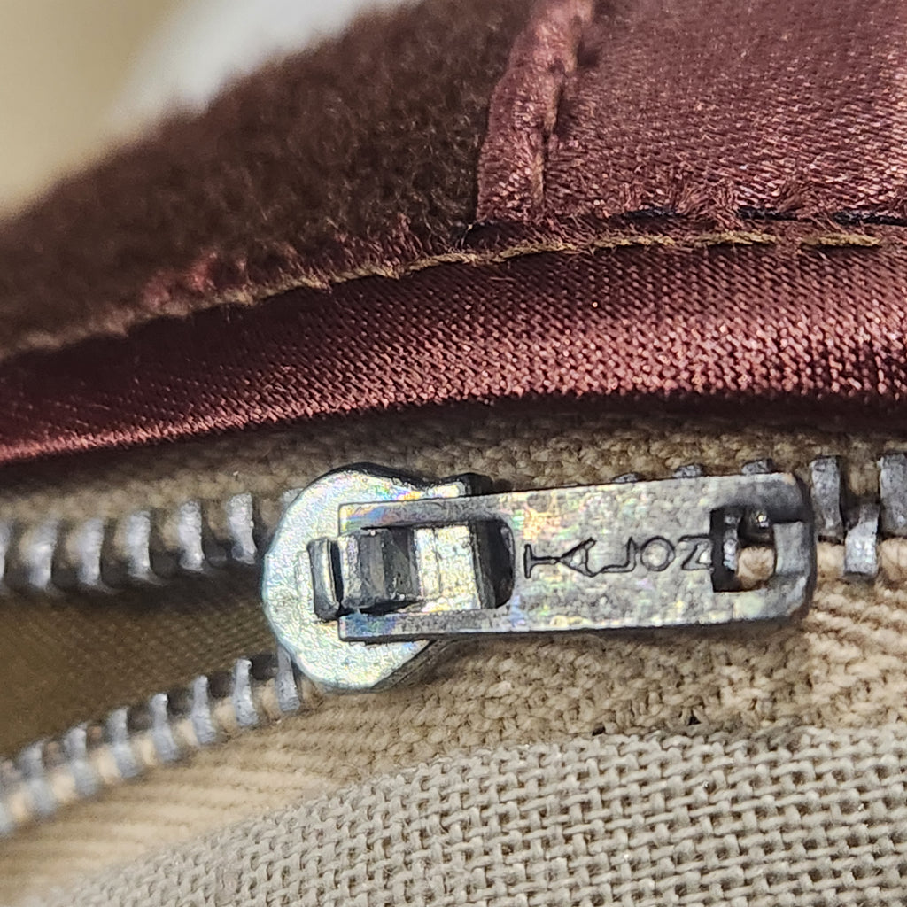 60s  Buoy Cloth Trench with Removable Wool & Camel Hair Lining Talon Zipper Size 38