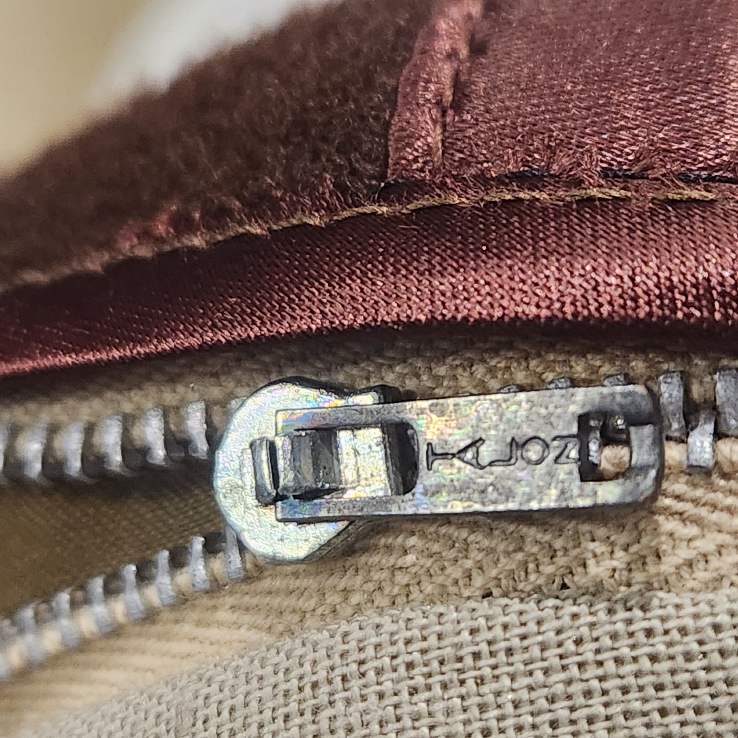 60s  Buoy Cloth Trench with Removable Wool & Camel Hair Lining Talon Zipper Size 38