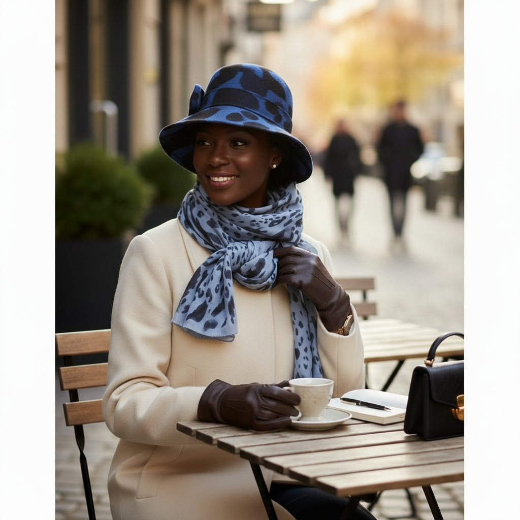 Silk Ink Splash Square Scarf/Shawl