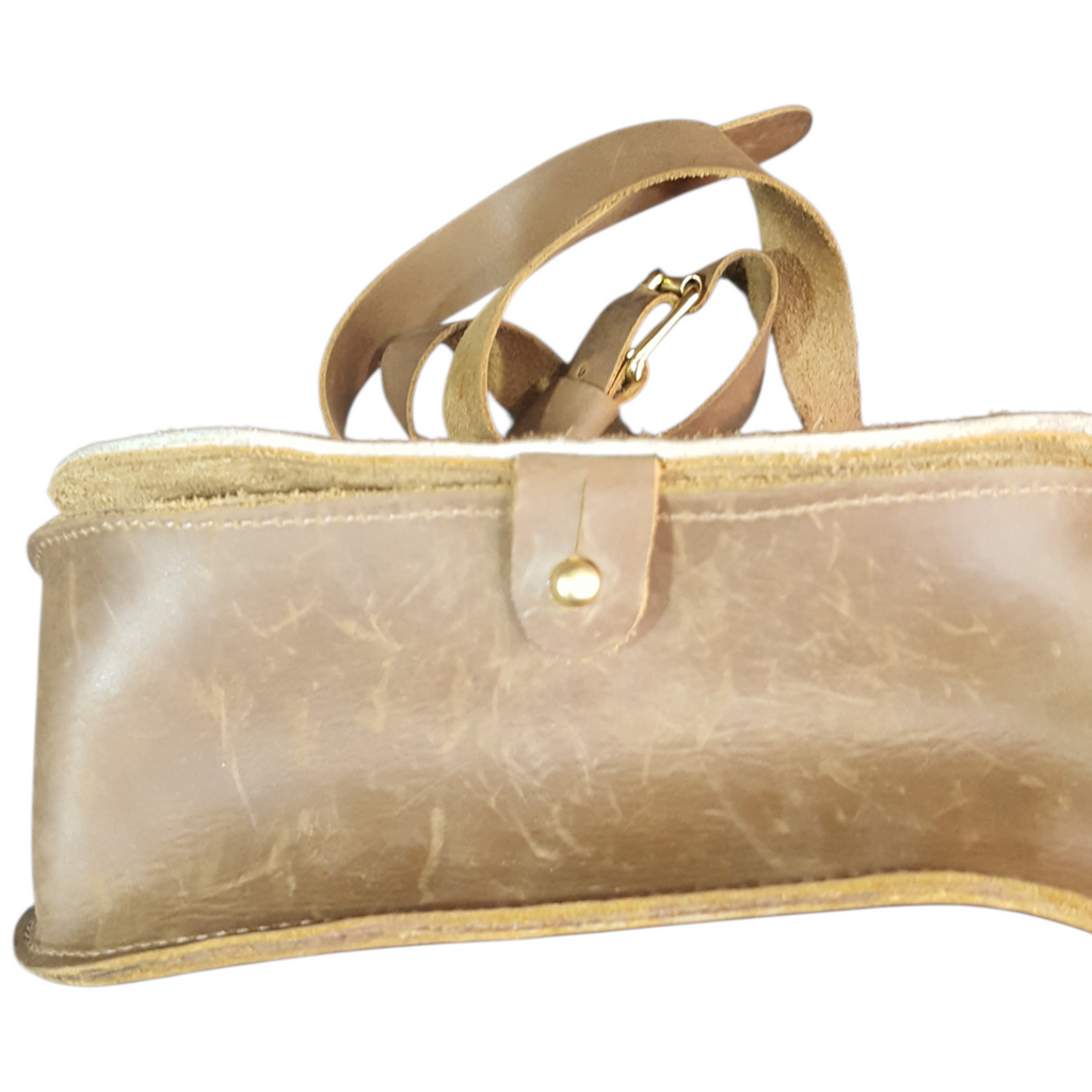 Atelier Luxembourg Leather Calf Hair Saddle Bag