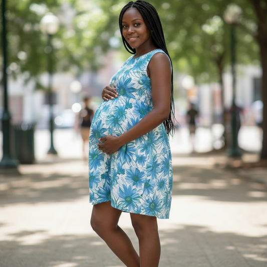 1960s Vintage Maternity Dress Size M/L