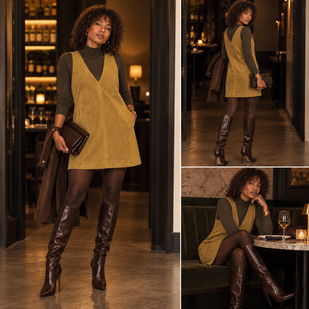 Free People Suede Mini Dress