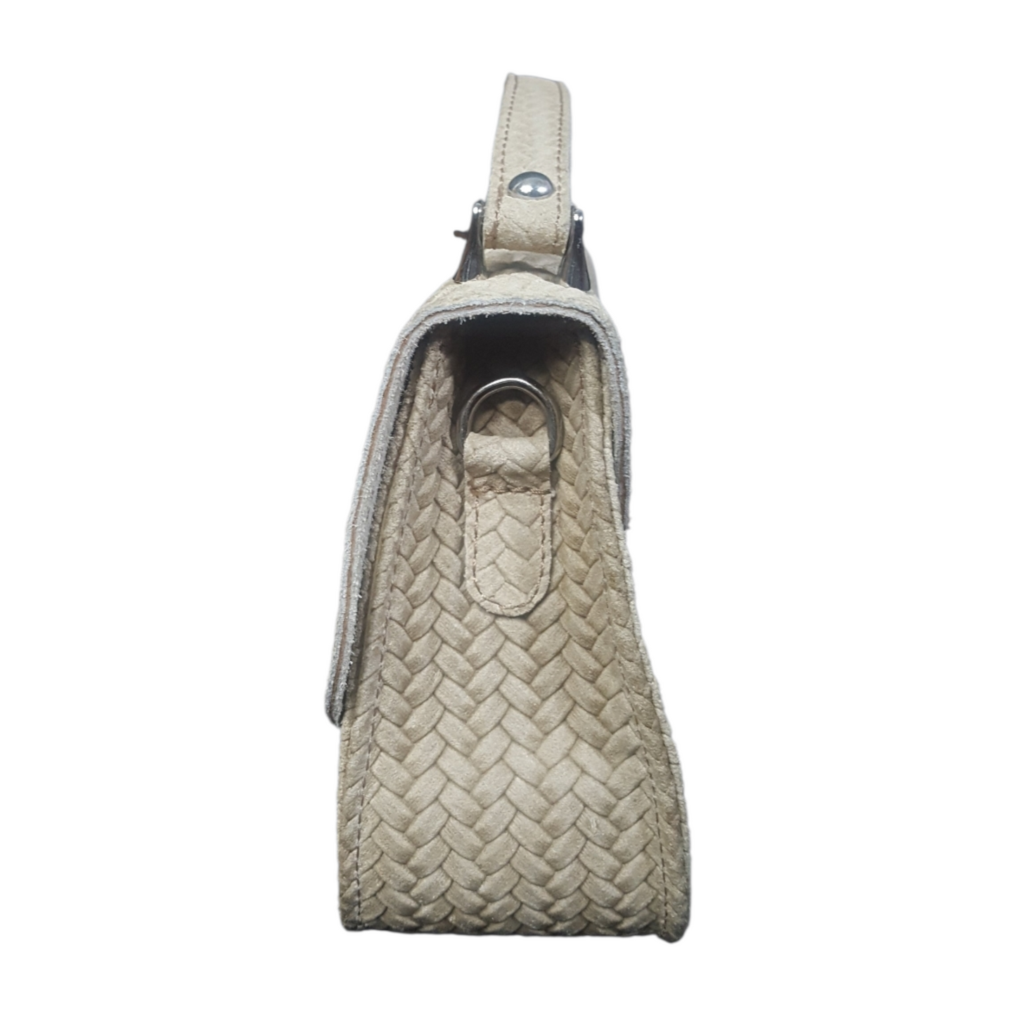 Borso in Pelle Braided Leather Handbag