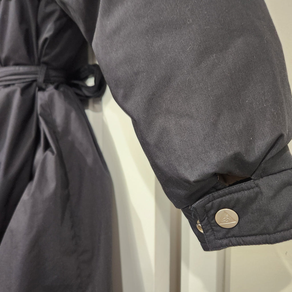 Late 70s-82 Vintage Mighty Mac Navy Blue Grey Norsack Down Puffer Coat Size L