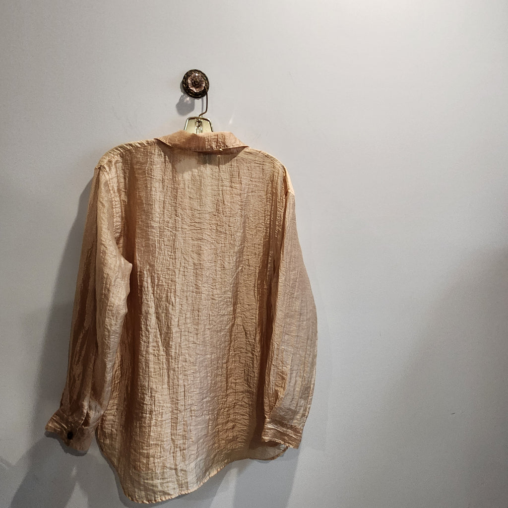 CHICO'S DESIGN Long Sleeve Button Down Shirt