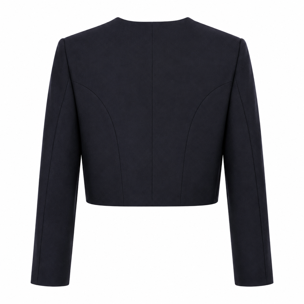 Vintage 1980s Comme des Garçons Architectural Cropped Wool Jacket Size S