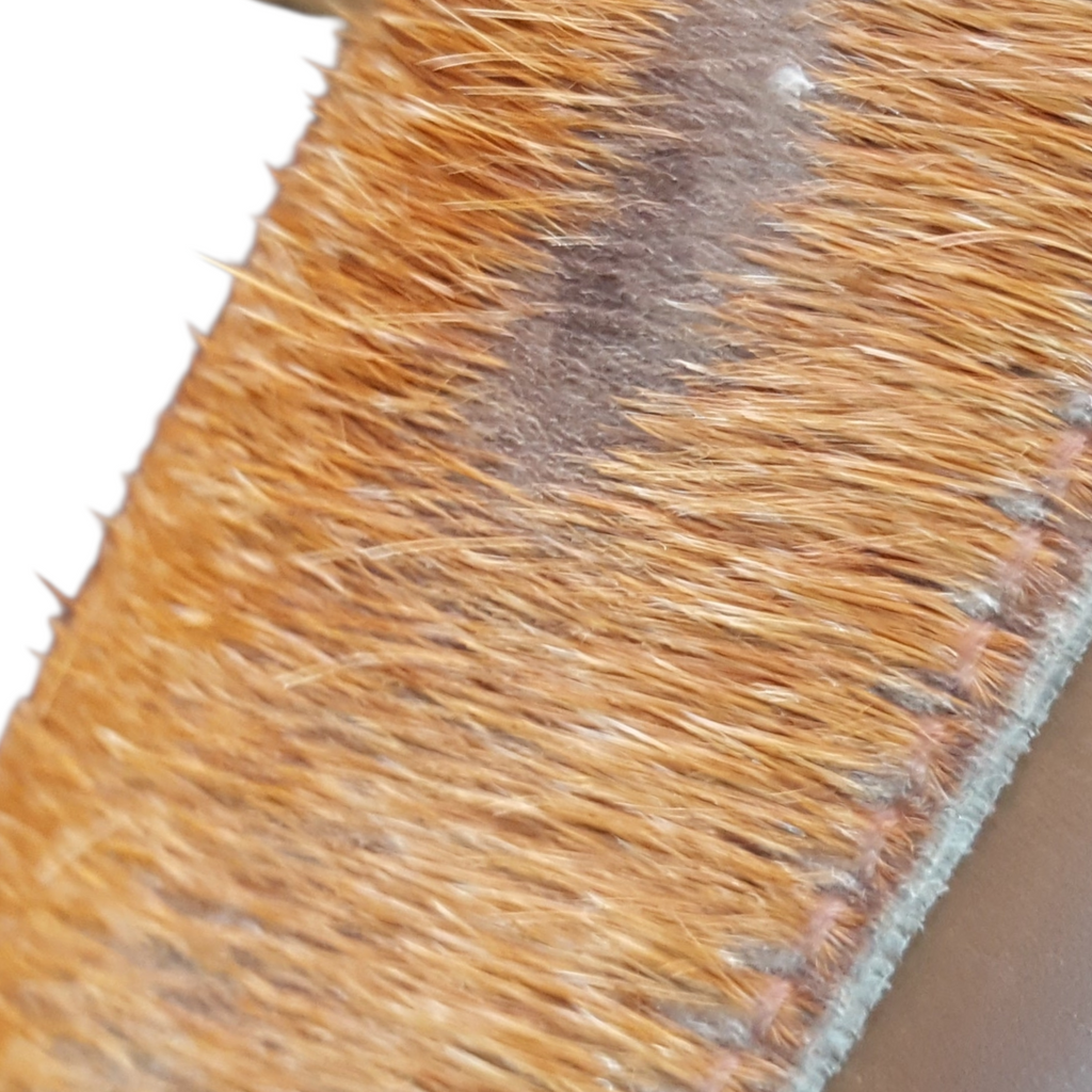 Atelier Luxembourg Leather Calf Hair Saddle Bag