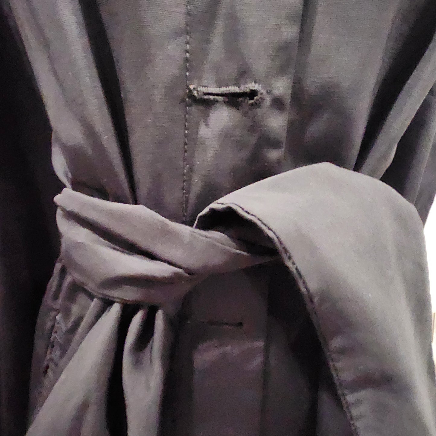 Vintage Holiday In Italy | Black Italian Trench Coat
Made in Italy • Luxury Outerwear Size 42