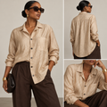 CHICO'S DESIGN Long Sleeve Button Down Shirt