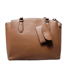 Load image into Gallery viewer, Ann Klein Marcie Tote Bag, Chestnut Brown
