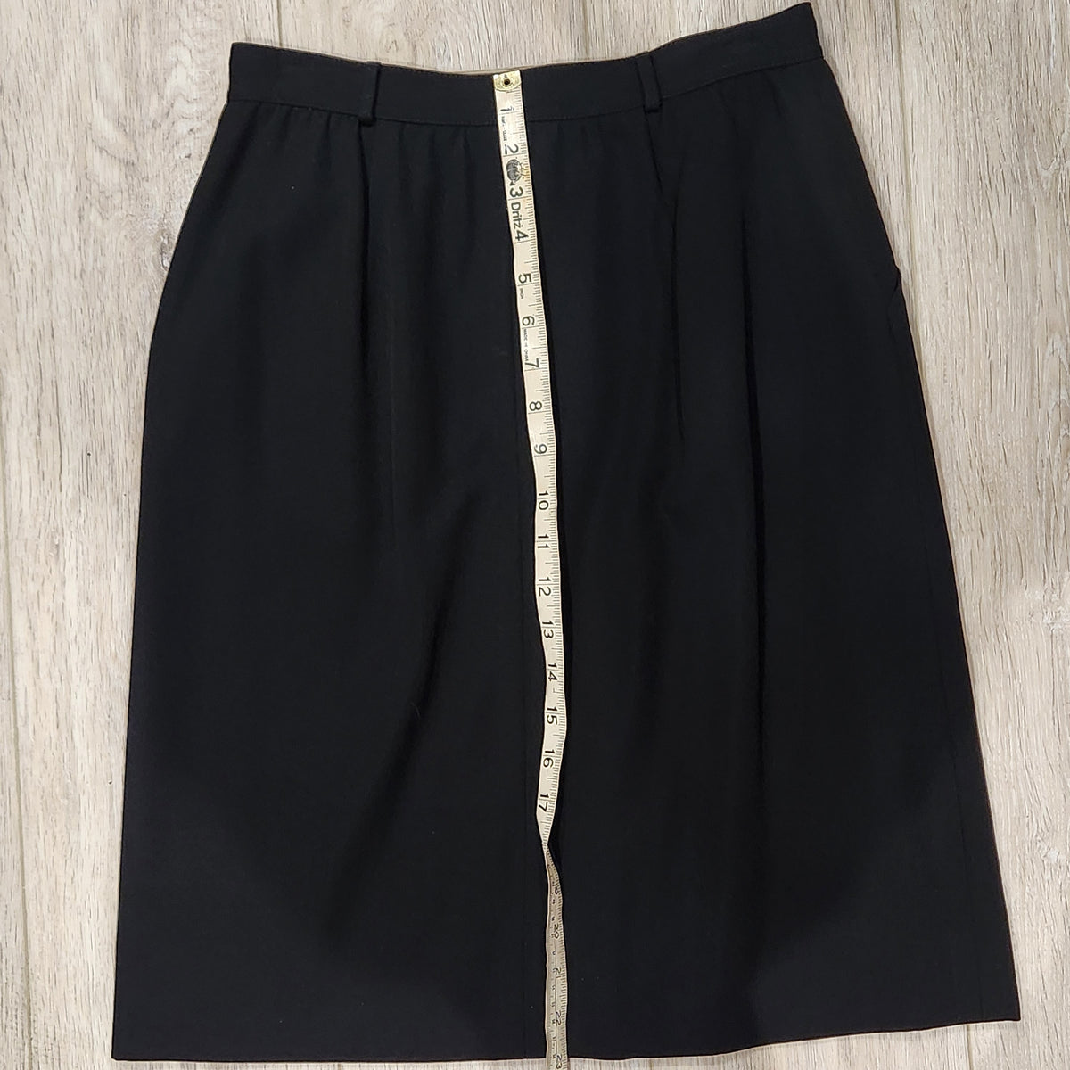 Valentino Miss V Vintage Wool Pencil Skirt Size 10