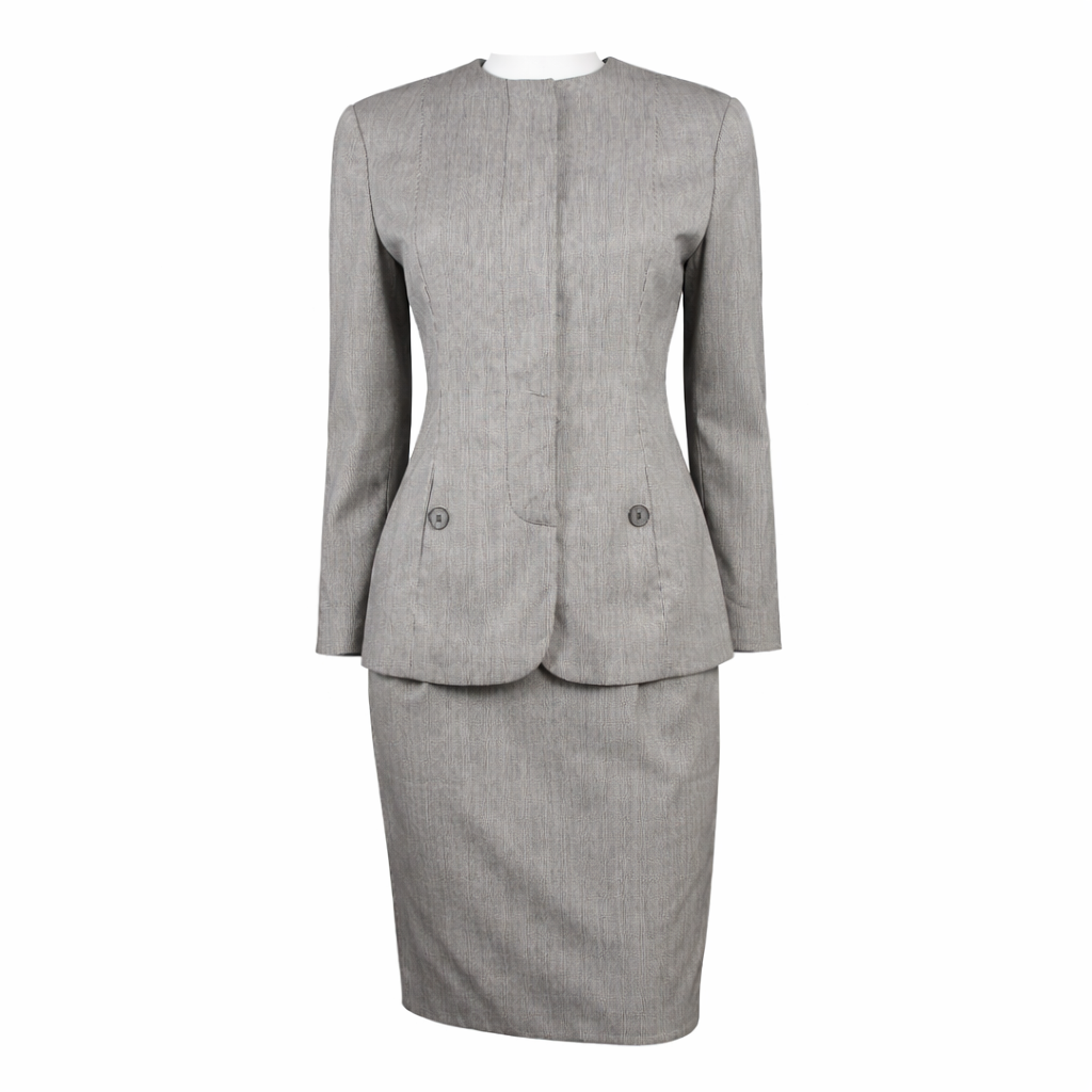 GEOFFREY BEENE 80s Power Skirt Suit size M
