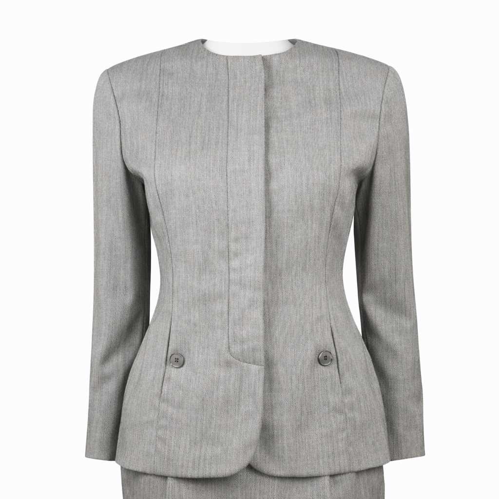 GEOFFREY BEENE 80s Power Skirt Suit size M