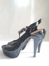 Load image into Gallery viewer, Elizabeth &amp; James Patent Leather T-strap Heels size 9, Shoes, Elizabeth &amp; James, [shop_name
