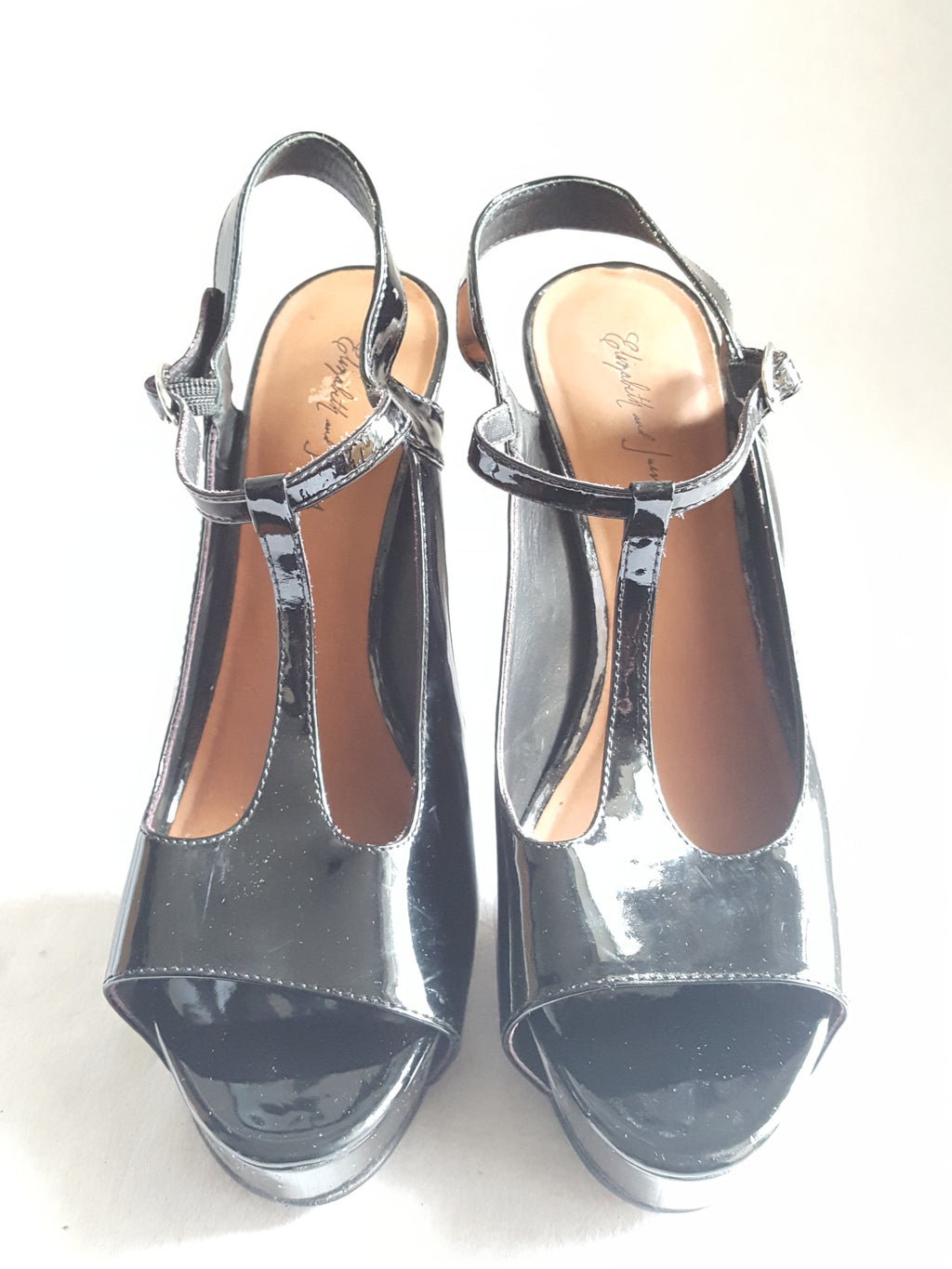 Elizabeth & James Patent Leather T-strap Heels size 9, Shoes, Elizabeth & James, [shop_name