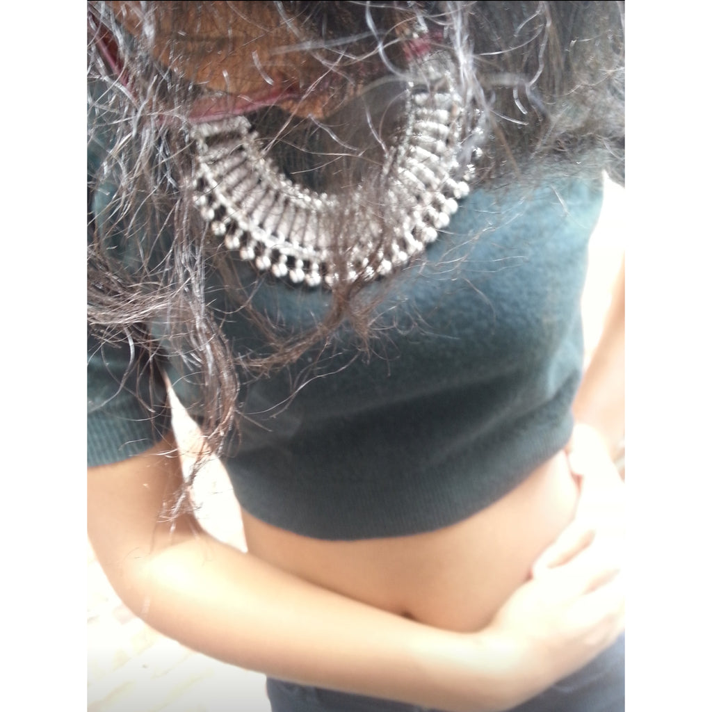 Alexander McQueen MCQ Cropped Wool Top sz. S, Sample Sale, Sweaters, Alexander McQueen, [shop_name