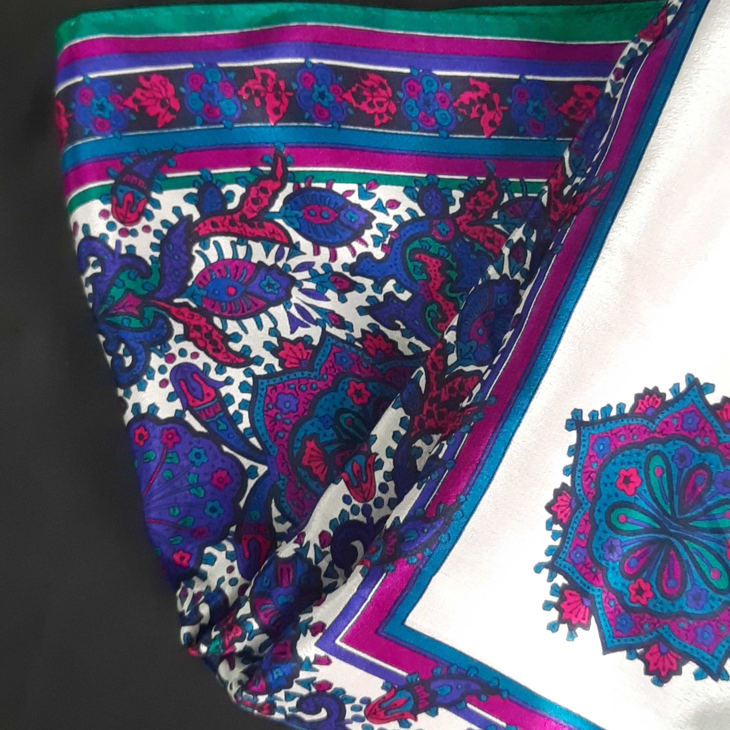 Vintage - Silk - Scarves - Lucille Golden - Vintage 