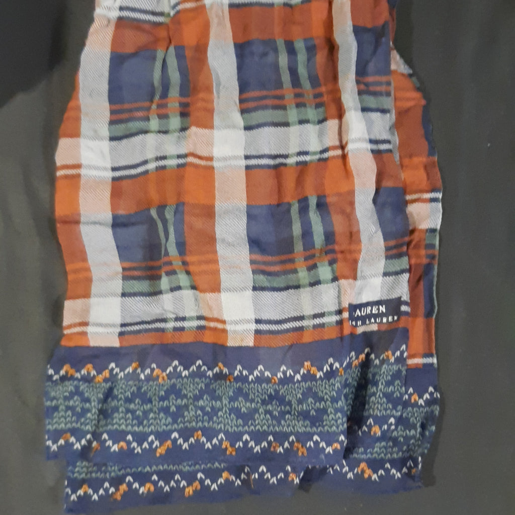 Lauren Ralph Lauren Slim Retangle Silk Scarf