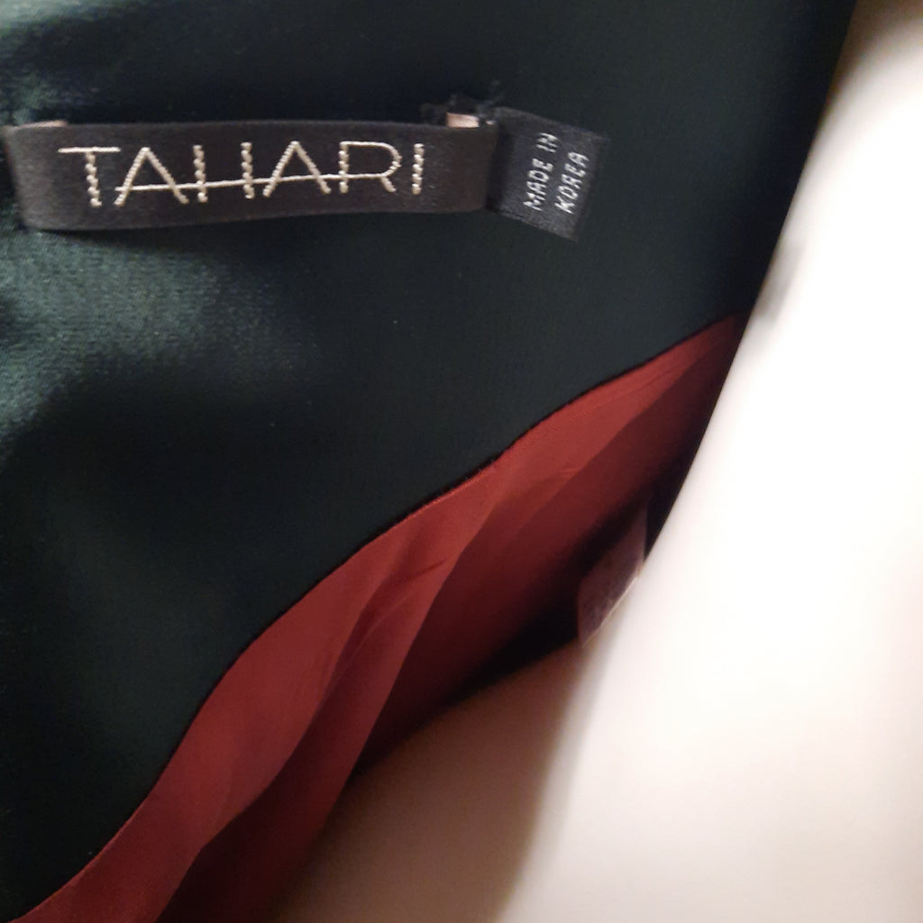 1990s Tahari Twist Back Halter Dress Size 4
