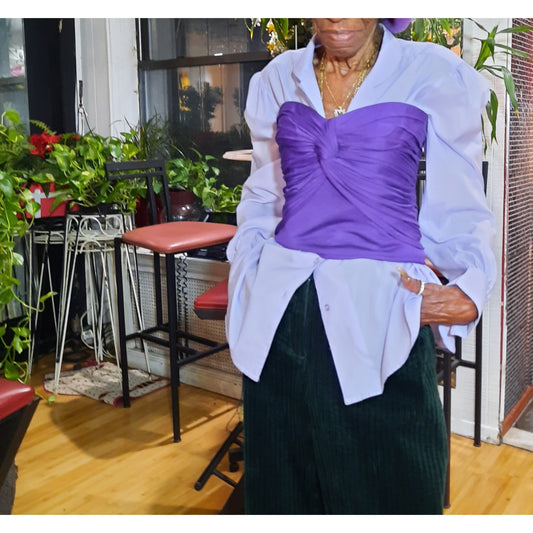 Ungaro Parallele Paris Strapless Blouse Size 6